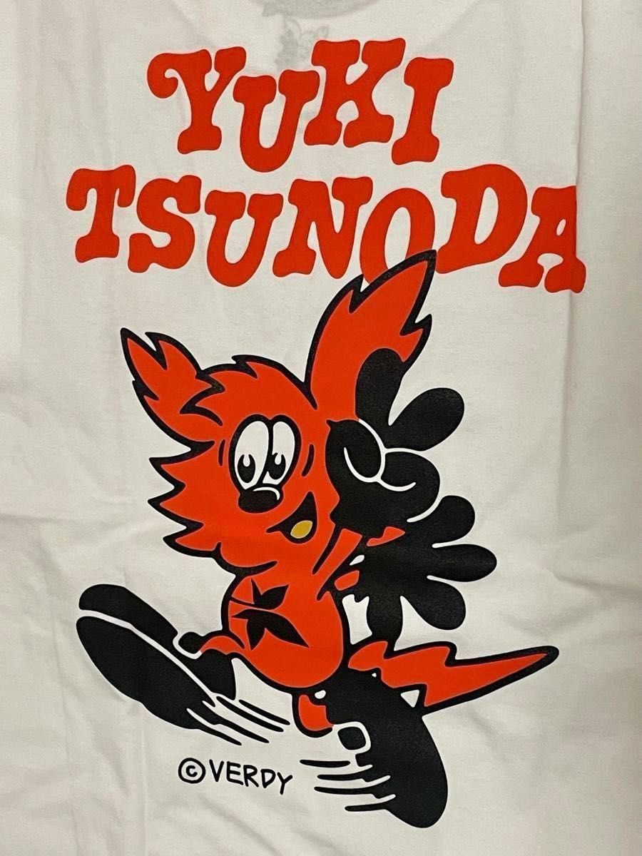 XL キーホルダー付 VERDY YUKI TSUNODA TEE ポップアップ限定 T XL キーホルダー付 VERDY YUKI TSUNODA TEE ポップアップ限定 T