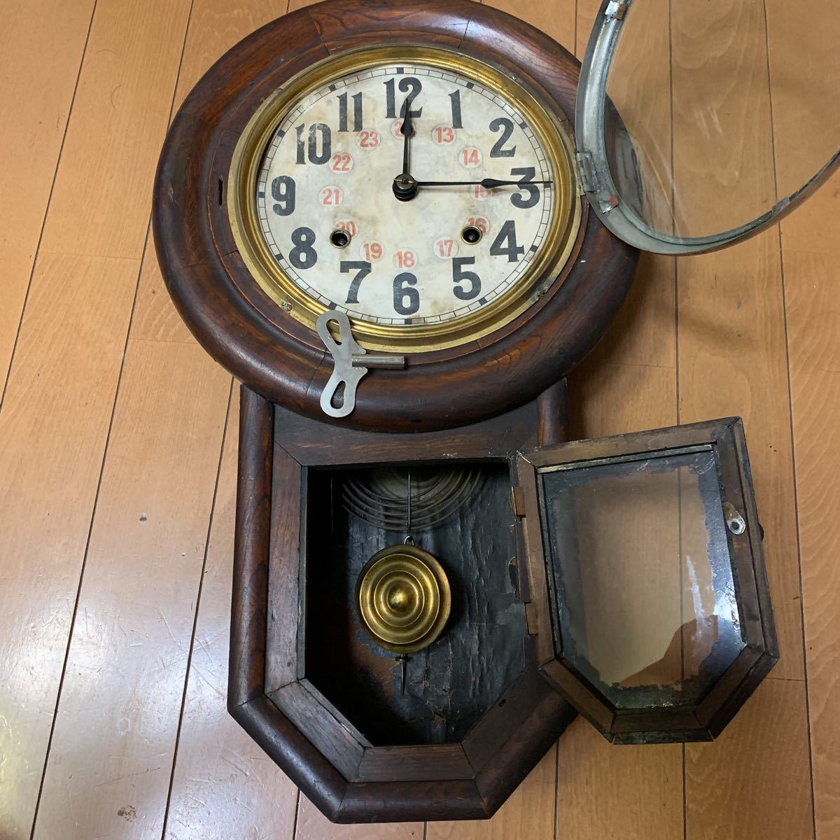日本yahoo代標 日本代購 日本批發 Ibuy99 柱時計ボンボン時計