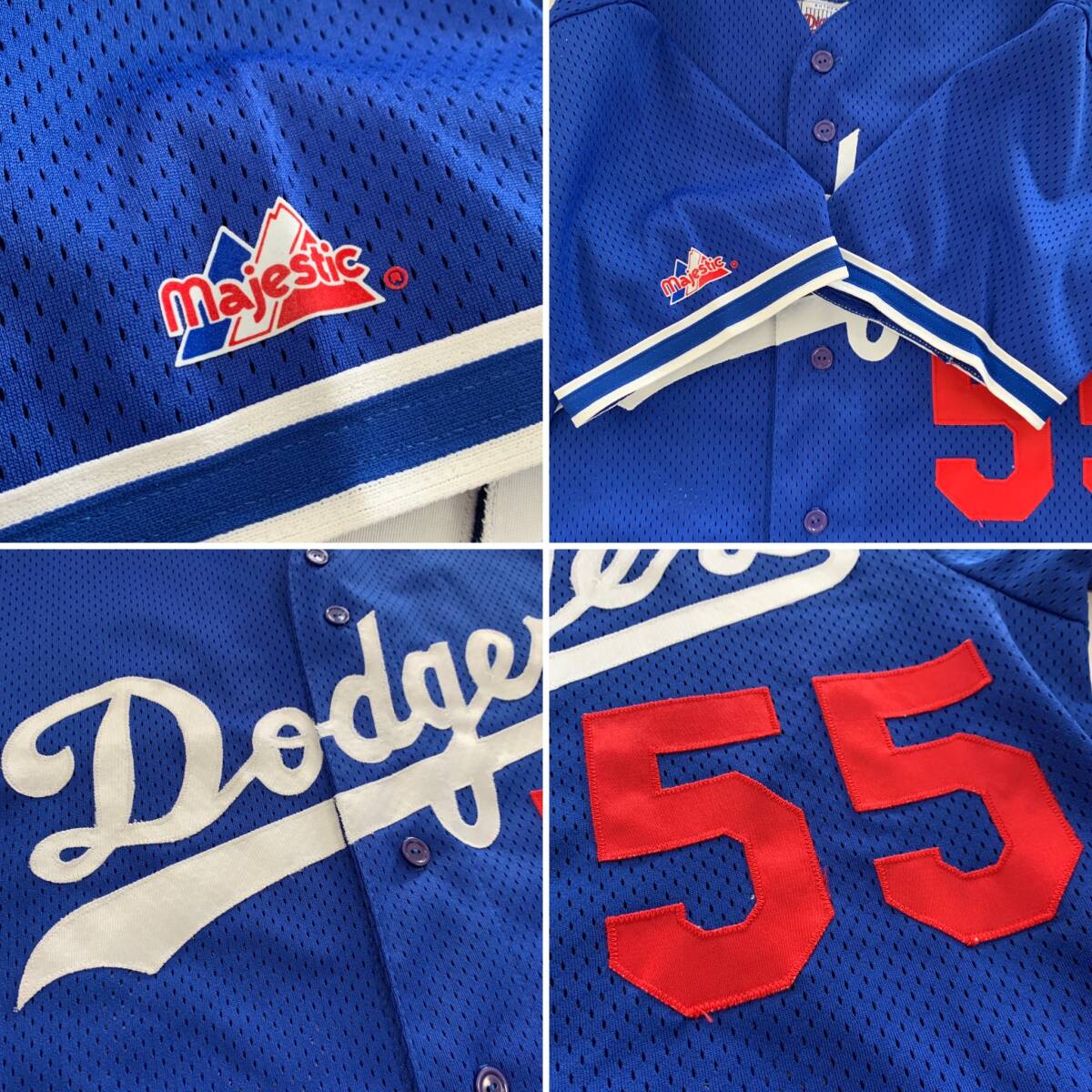 6230円 ☆2点おまとめ USA製 90s Majestic RUSSELL Dodgers 6230円 ☆2点おまとめ USA製 90s Majestic RUSSELL Dodgers