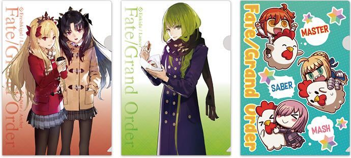 FGO クリアファイル 全3種類セット Fate Grand Order イシュタル&エレシュキガル エルキドゥ ローソン限定_画像1