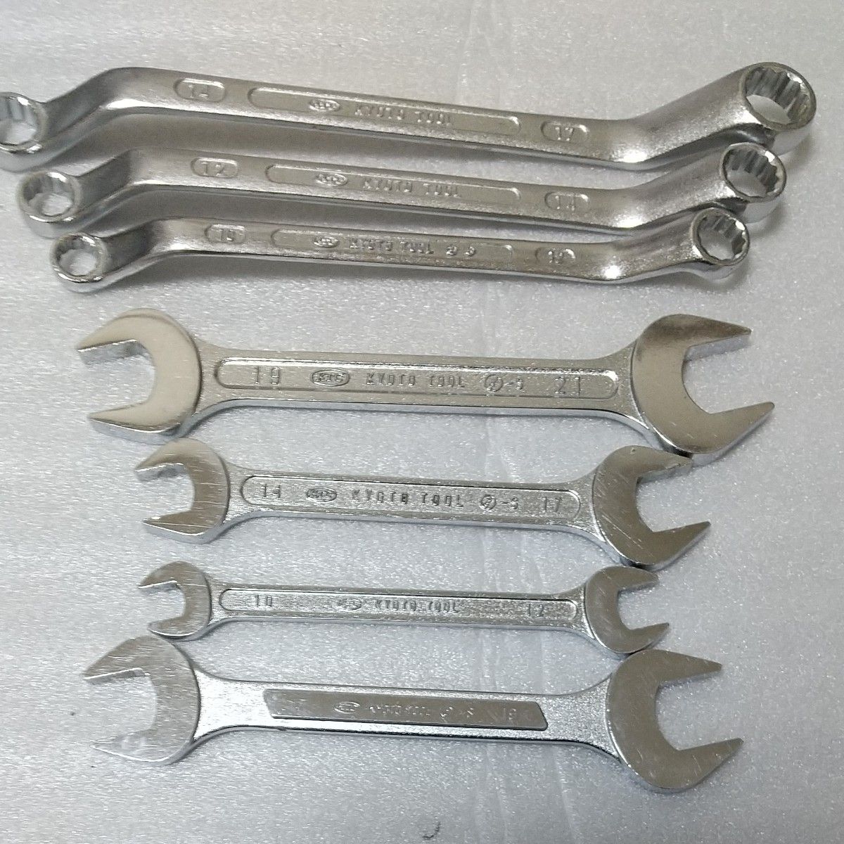 KTC 両口スパナ オフセットメガネレンチ まとめ売り セット 美品 KTC 両口スパナ オフセットメガネレンチ まとめ売り セット 美品