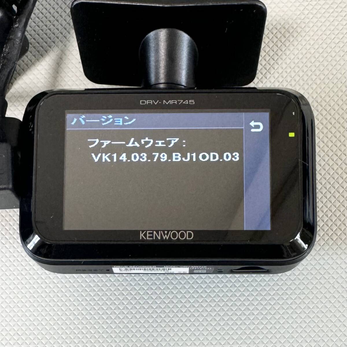美品 DRV-MR745 アップデート済 ケンウッド 前後2カメラドライブ 美品 DRV-MR745 アップデート済 ケンウッド 前後2カメラドライブ