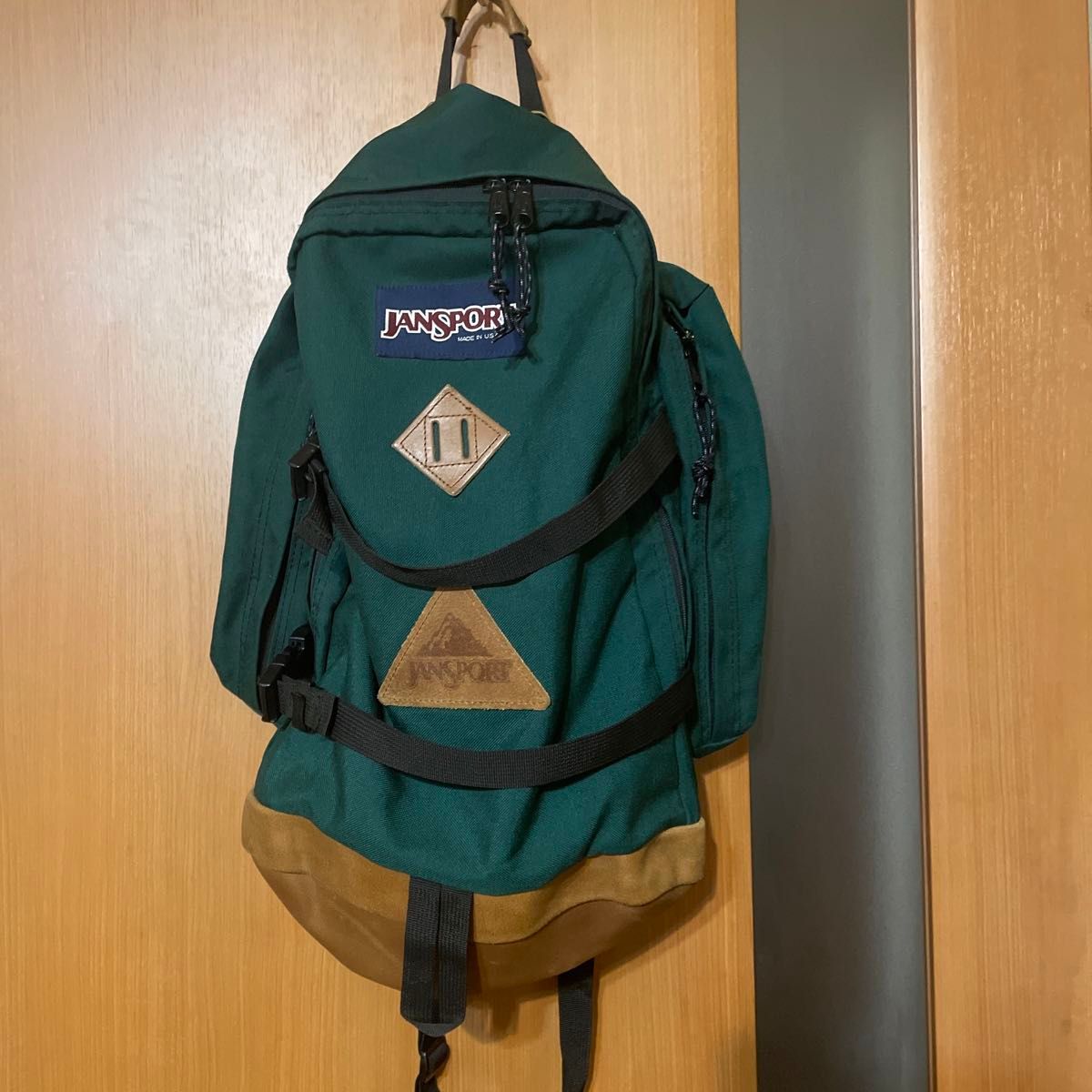 希少 80s『JANSPORT』USA製VINTAGEレザー切り替えバックパック 希少 80s『JANSPORT』USA製VINTAGEレザー切り替えバックパック