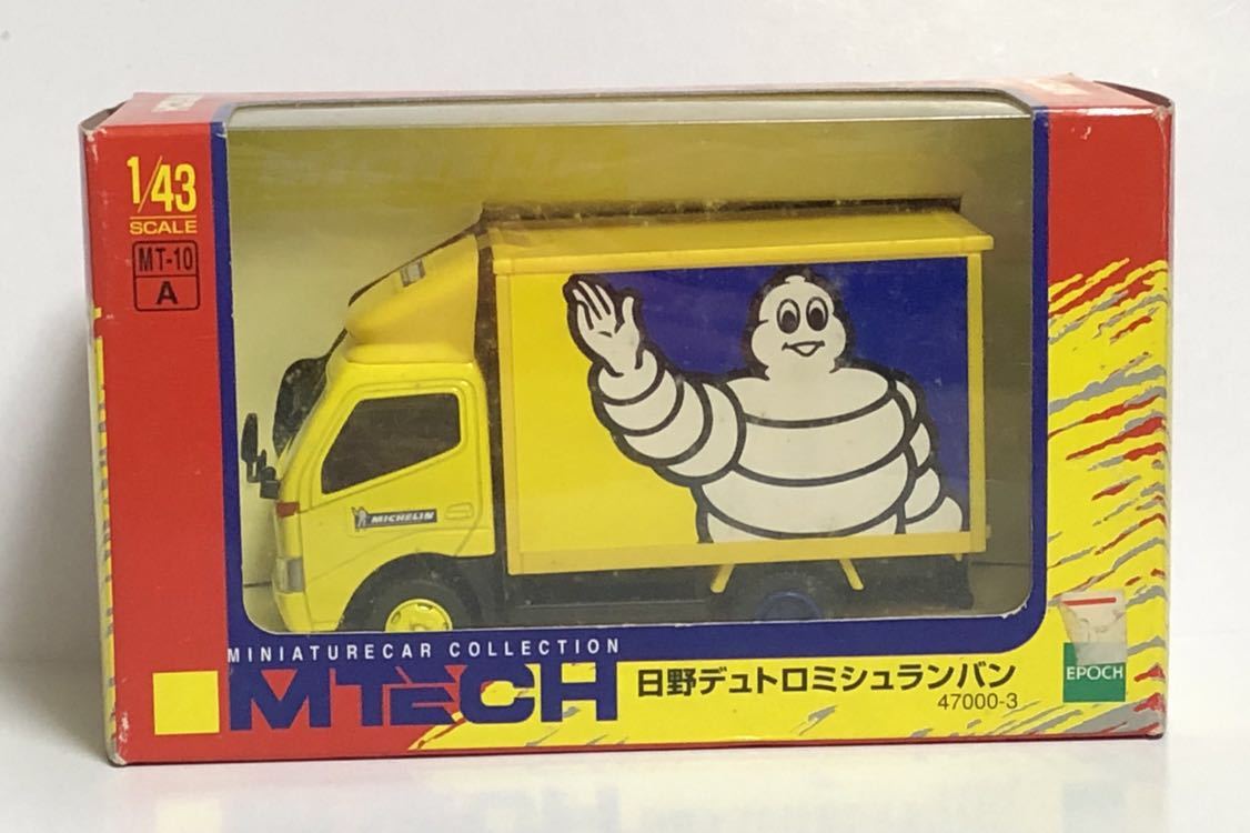  M Tec MTECH 1/43 Hino Dutro Michelin van truck HINO DUTRO Michelin Van truck Epo k tire Michelin man model 43