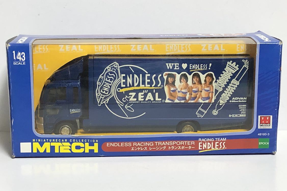 限定品 エムテック MTECH 1/43 日野 レンジャー エンドレス レーシング トランスポーター HINO ranger ENDLESS ZEAL トラック エポック FD