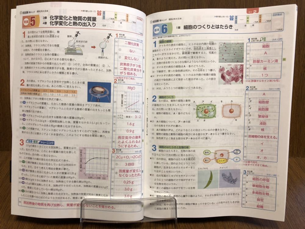 31年度版 大日本図書準拠 明治図書 積み上げ 中学 理科 2年 入試対策 ワークの質問一覧