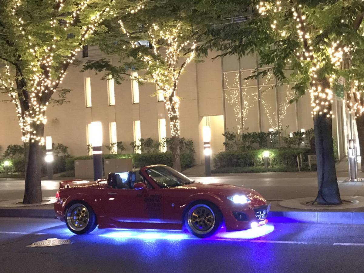 Valkyrie style Roadster NC exclusive use NCEC Wind deflector VERSION S Roadster character, LED white remote control attaching ~~^_^