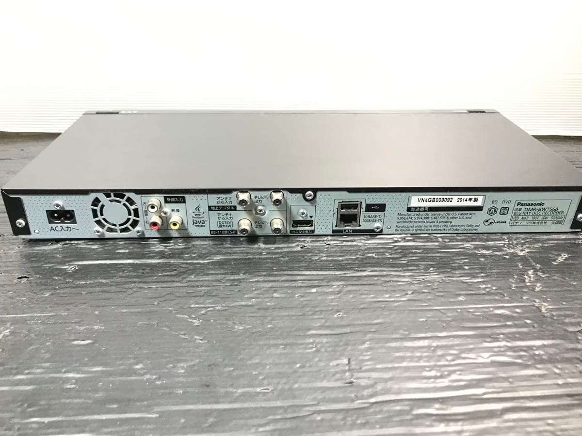 Panasonic パナソニック ブルーレイレコーダー DIGA DMR-BWT560 Panasonic パナソニック ブルーレイレコーダー DIGA DMR-BWT560