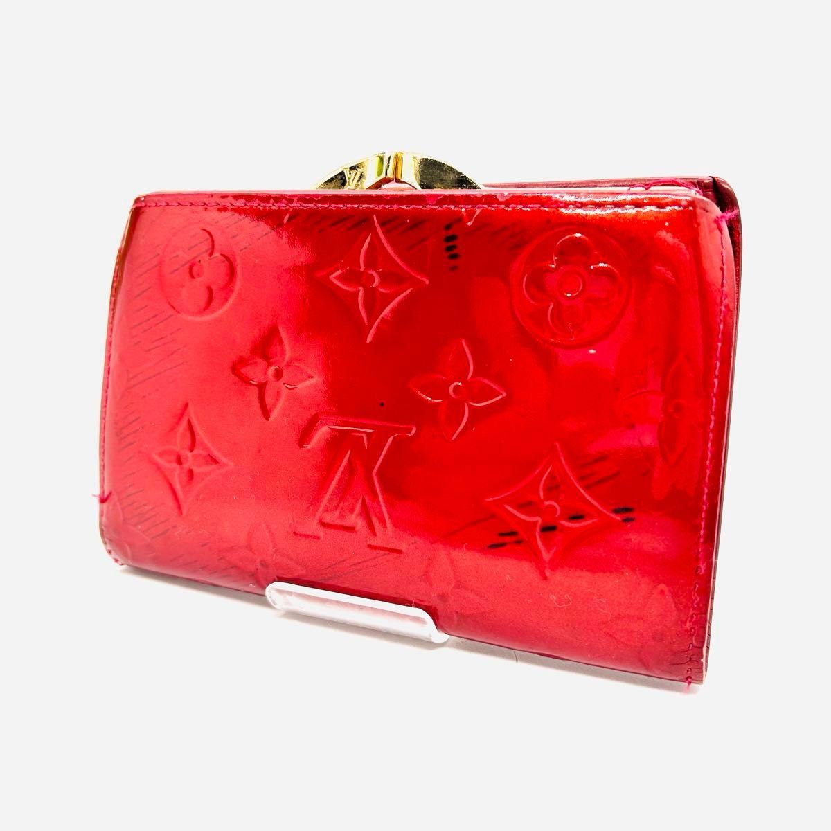 LOUIS VUITTON ヴィトン ヴェルニ ヴィエノワ エナメル 折り財布 LOUIS VUITTON ヴィトン ヴェルニ ヴィエノワ エナメル 折り財布