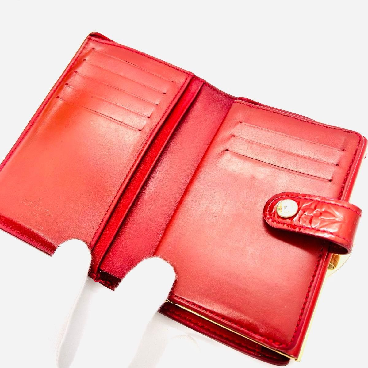 LOUIS VUITTON ヴィトン ヴェルニ ヴィエノワ エナメル 折り財布 LOUIS VUITTON ヴィトン ヴェルニ ヴィエノワ エナメル 折り財布