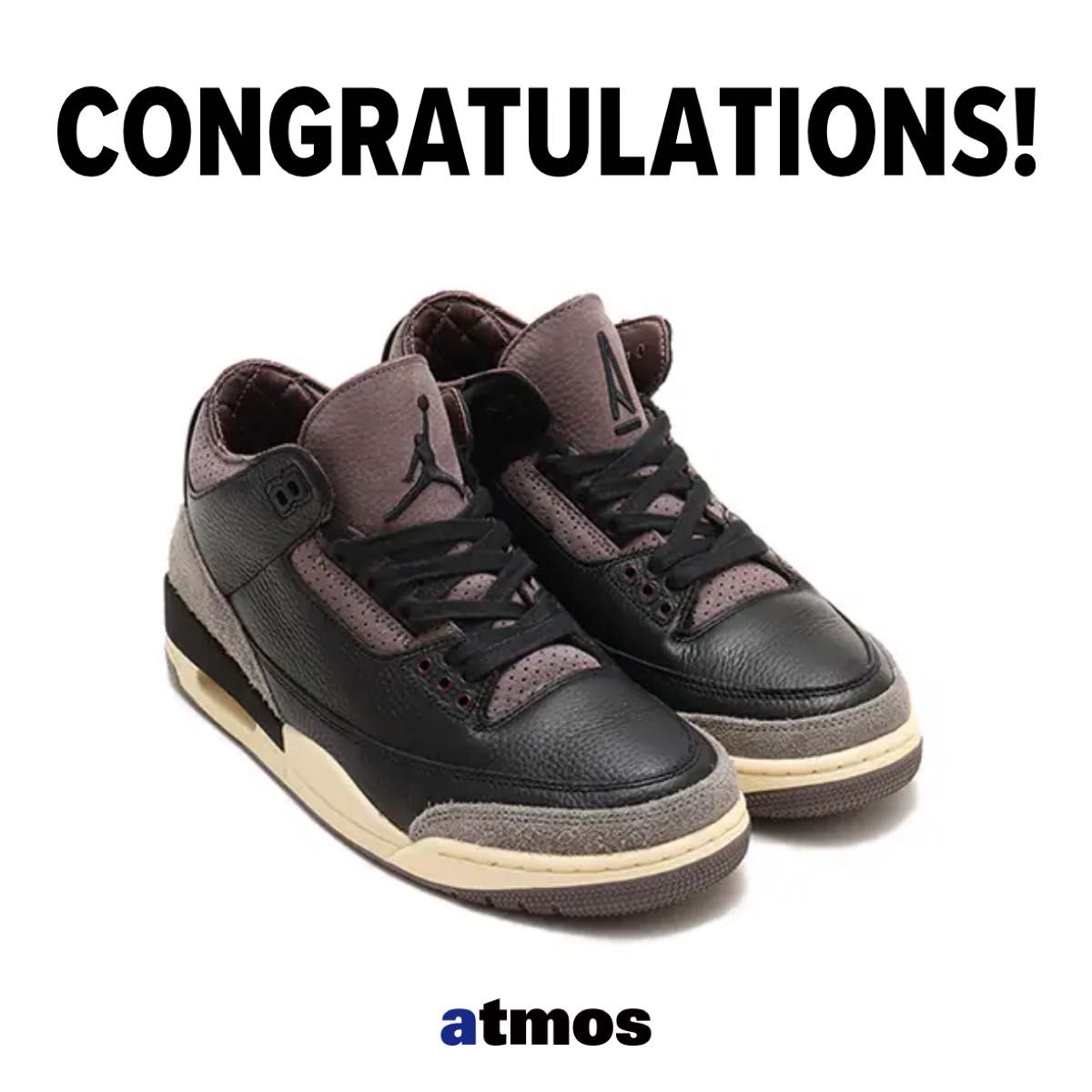 新品未使用 28 5cm Nike Air Jordan 3 x A Ma Maniere 国内正規 新品未使用 28 5cm Nike Air Jordan 3 x A Ma Maniere 国内正規