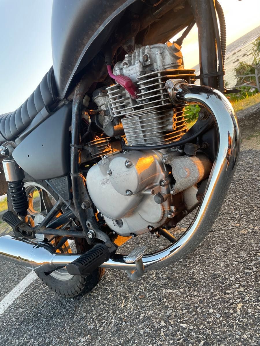 GN125H GN125-2F キャプトンマフラー シルバー フルエキ 社外 GN125H GN125-2F キャプトンマフラー シルバー フルエキ 社外