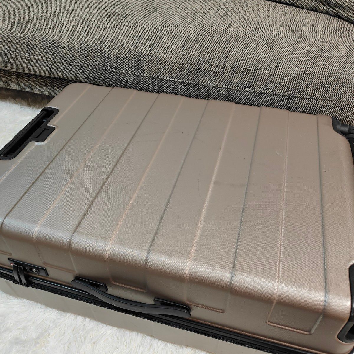 廃番 人気色】 無印良品 キャリーケース 大容量 105L ベージュ
