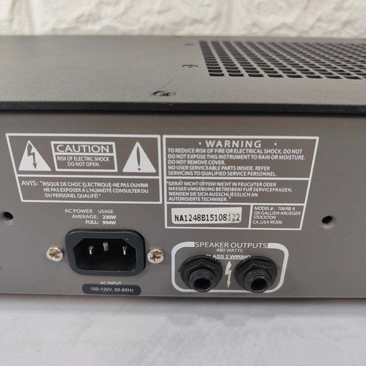 ギャリエンクルーガー ベースアンプヘッド 700RB MARK II|Yahoo ギャリエンクルーガー ベースアンプヘッド 700RB MARK II|Yahoo