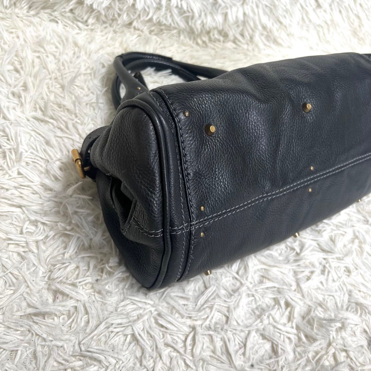 美品】Chloe クロエ パディントン ハンドバッグ ボストンバッグ 美品】Chloe クロエ パディントン ハンドバッグ ボストンバッグ