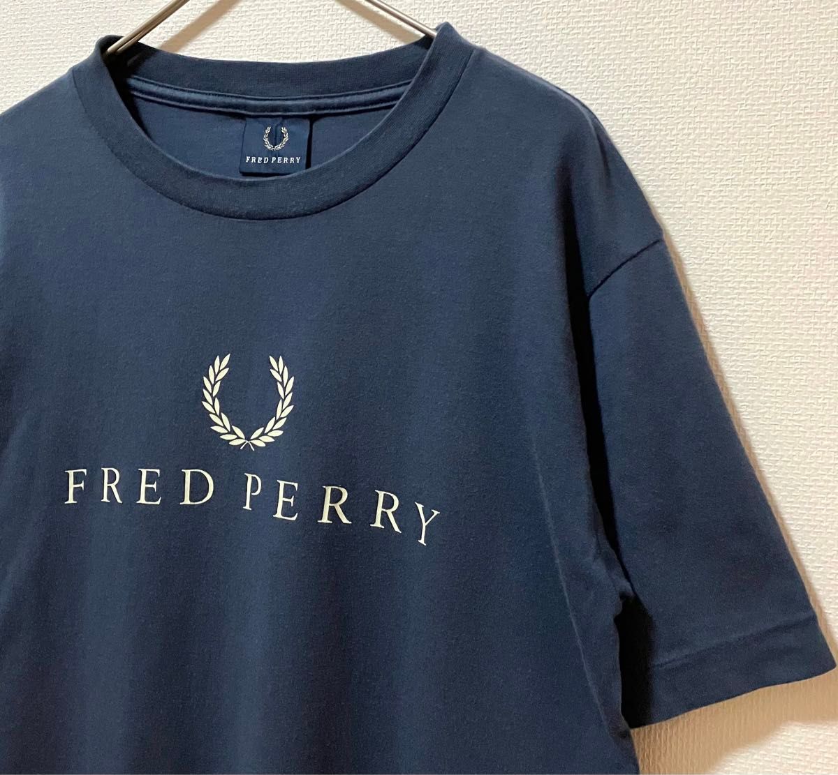 90年代 日本製 FRED PERRY フレッドペリー ブランドロゴTシャツ 90年代 日本製 FRED PERRY フレッドペリー ブランドロゴTシャツ