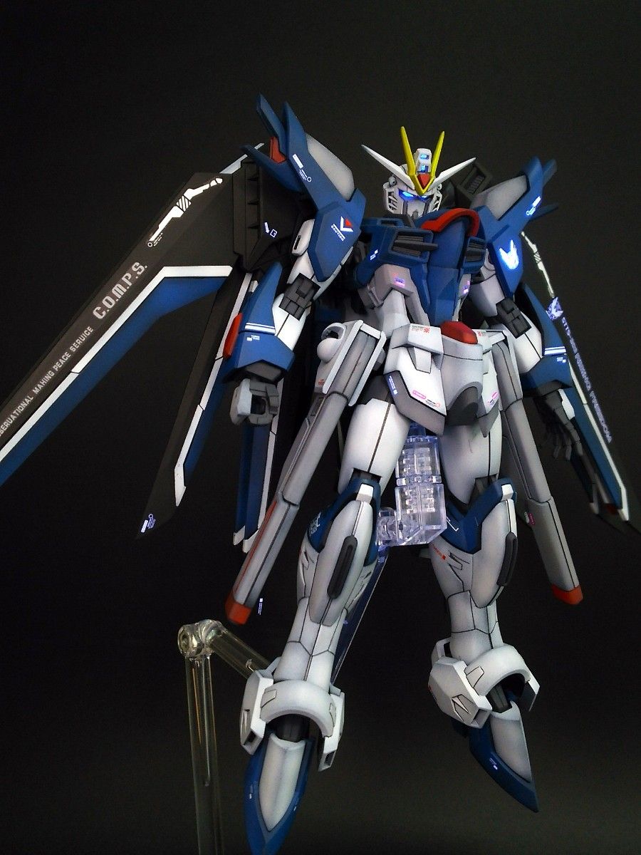 HG ライジングフリーダムガンダム 塗装完成品|Yahoo!フリマ(旧 HG ライジングフリーダムガンダム 塗装完成品|Yahoo!フリマ(旧