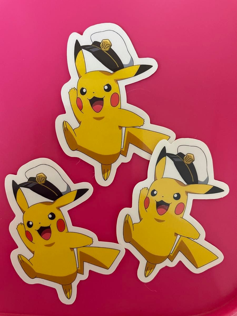 ポケモンセンター出張所 キャプテンピカチュウステッカー|Yahoo ポケモンセンター出張所 キャプテンピカチュウステッカー|Yahoo