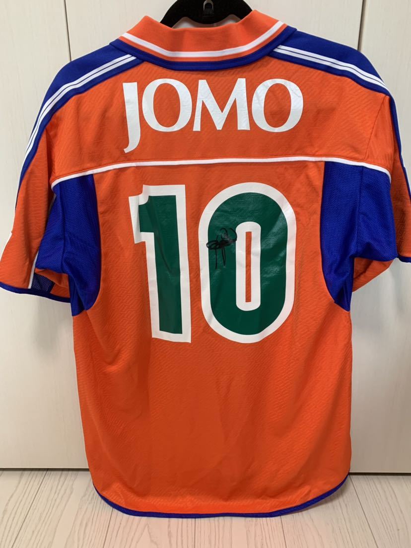 海外販売× ロベルト・バッジョ JOMO CUP 2000 サイン入りユニフォーム