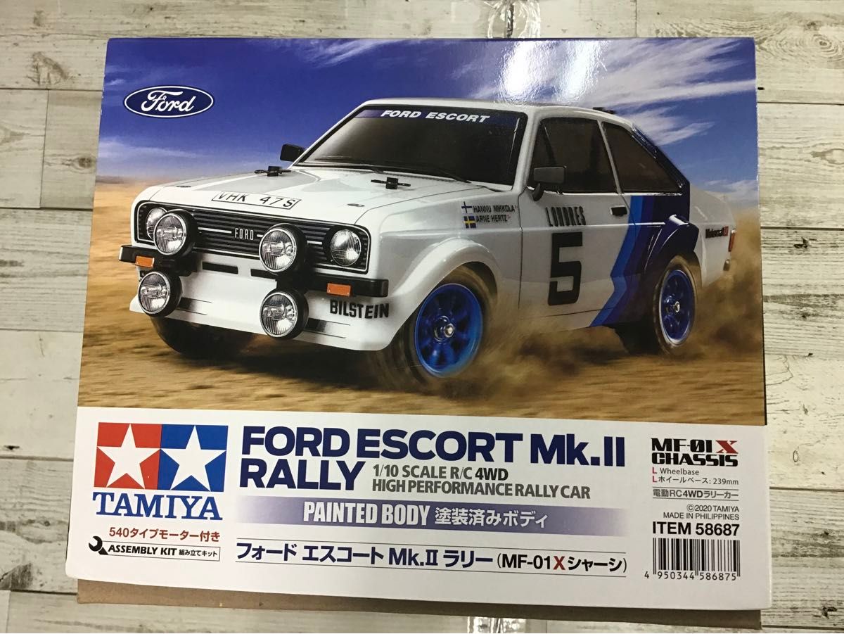 1/10RC フォード エスコート Mk II ラリー (MF-01Xシャーシ 1/10RC フォード エスコート Mk II ラリー (MF-01Xシャーシ