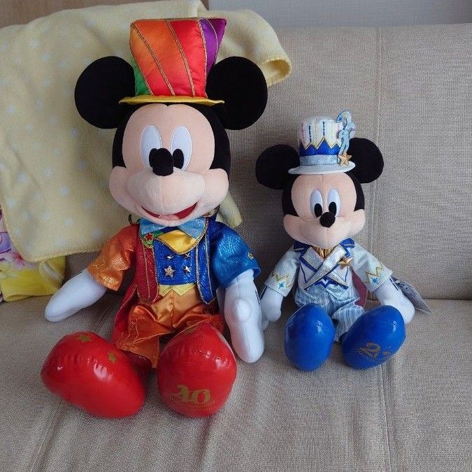 TDR40周年受注生産品】ミッキー ミニー ぬいぐるみ ディズニー TDR40周年受注生産品】ミッキー ミニー ぬいぐるみ ディズニー