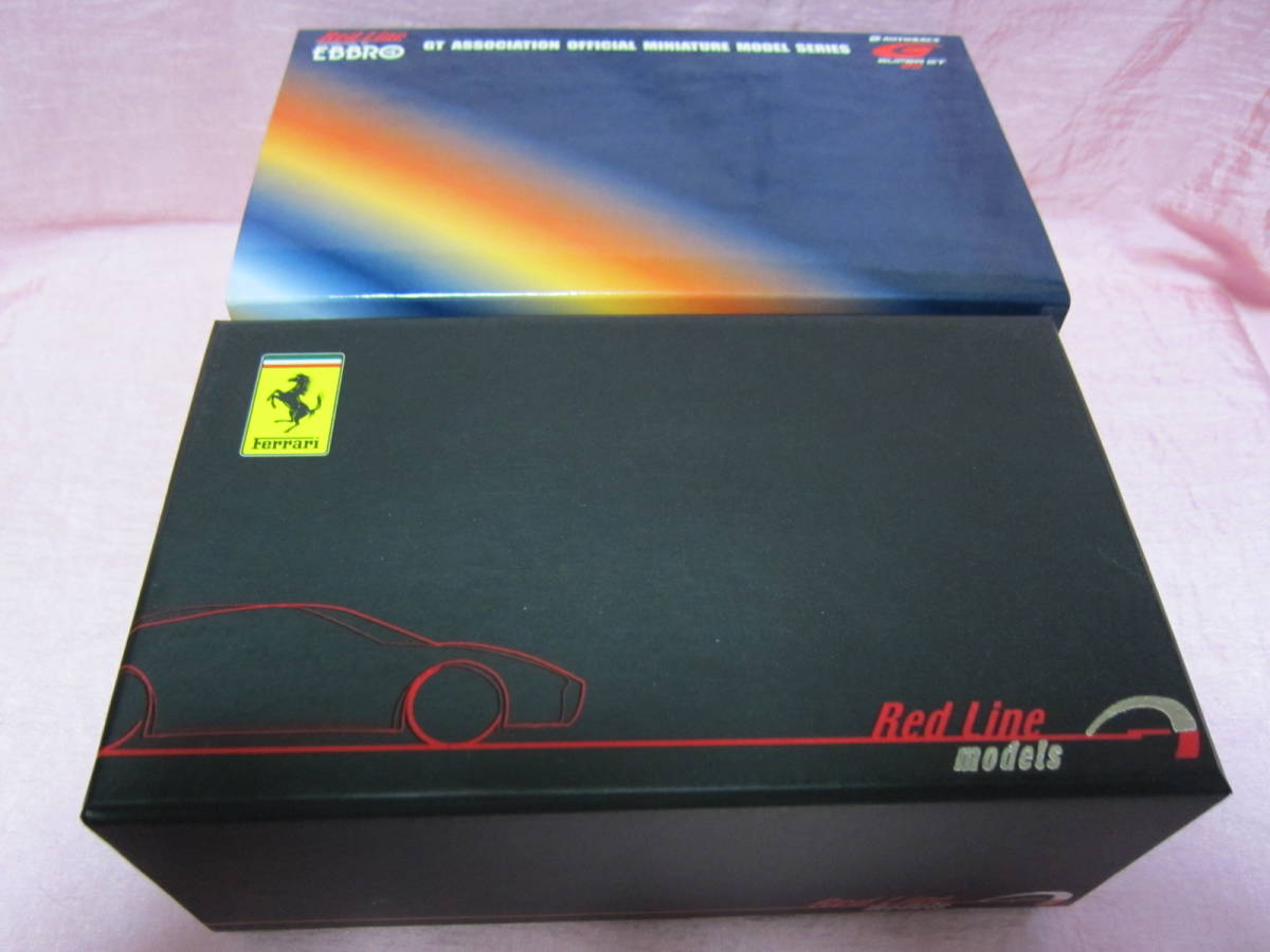 エブロ 1/43 JIM GAINER FERRARI DUNLOP Super GT300 2005 #11 Red_画像7