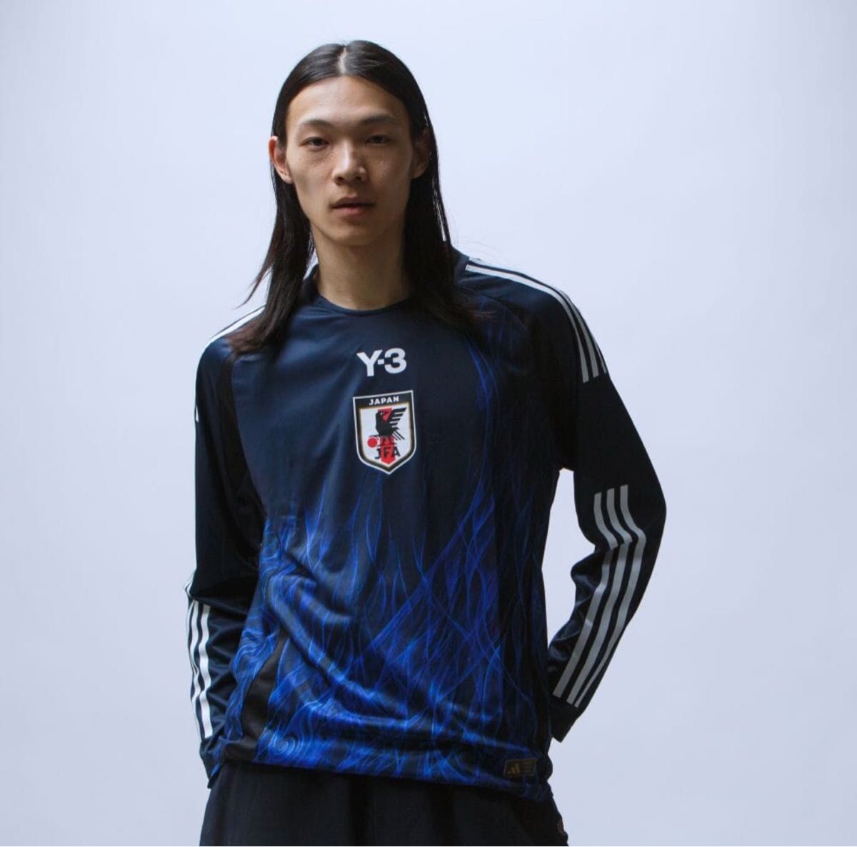 サッカー 日本代表 ユニフォーム オーセンティック 長袖 大きめ サッカー 日本代表 ユニフォーム オーセンティック 長袖 大きめ