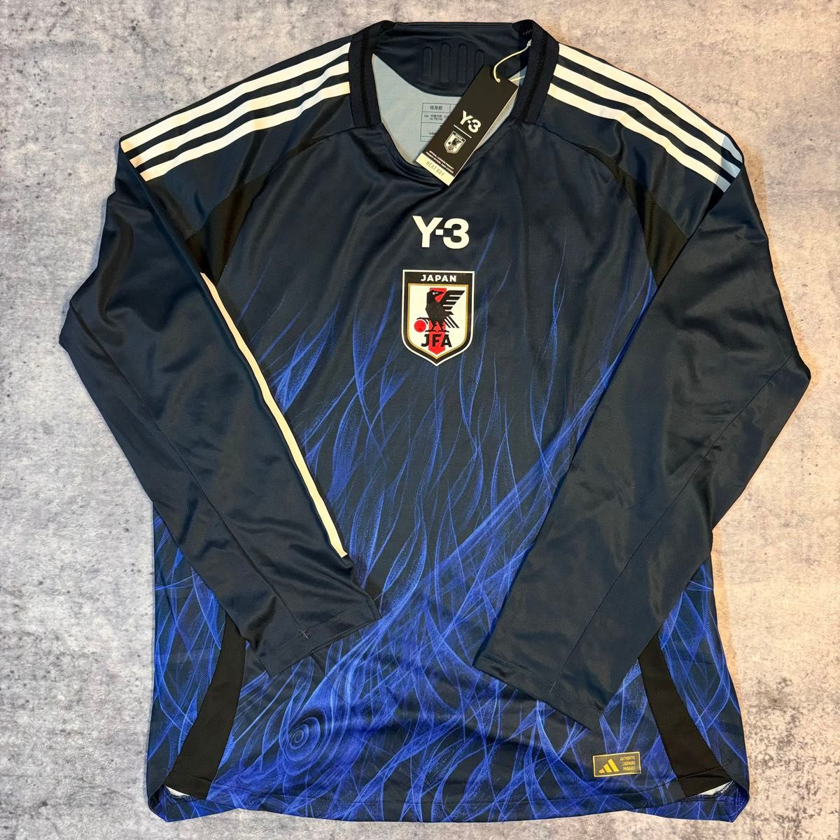 サッカー 日本代表 ユニフォーム オーセンティック 長袖 大きめ サッカー 日本代表 ユニフォーム オーセンティック 長袖 大きめ