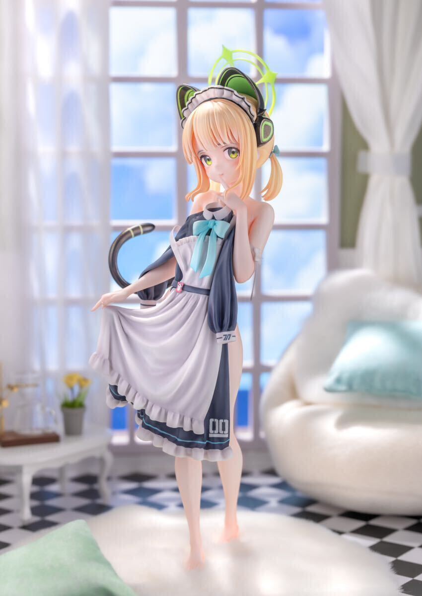 才羽ミドリ メイド服 ガレージキット 塗装完成品ブルー 才羽ミドリ メイド服 ガレージキット 塗装完成品ブルー