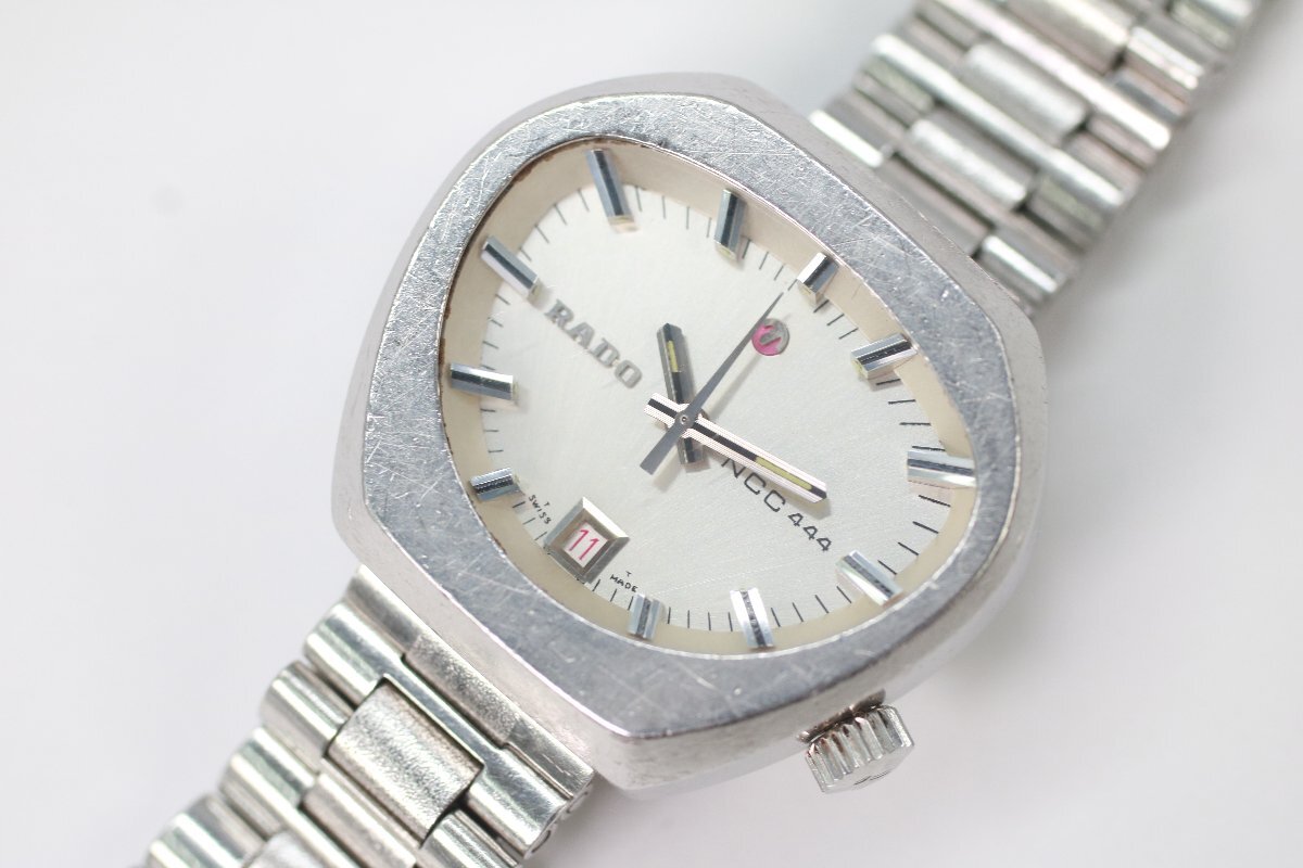 【稼働品】RADO NCC444 自動巻 Yahoo!オークション - RADO ラドー NCC444 自動巻き デイト