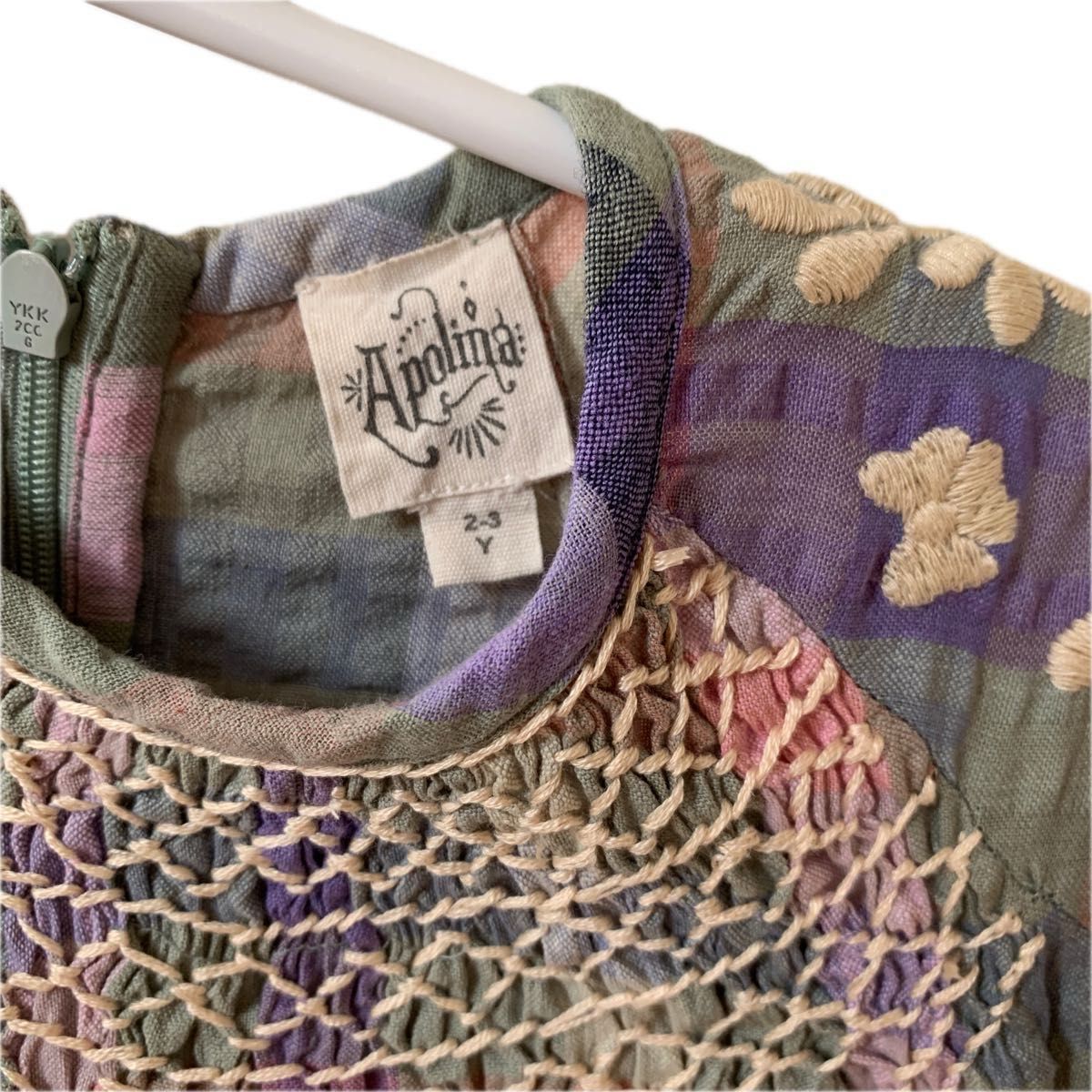 ワンピース Apolina Iris smock picninc check 2-3Y Apolina Iris Smock - Picnic Check 2-3y|Yahoo!フリマ(旧