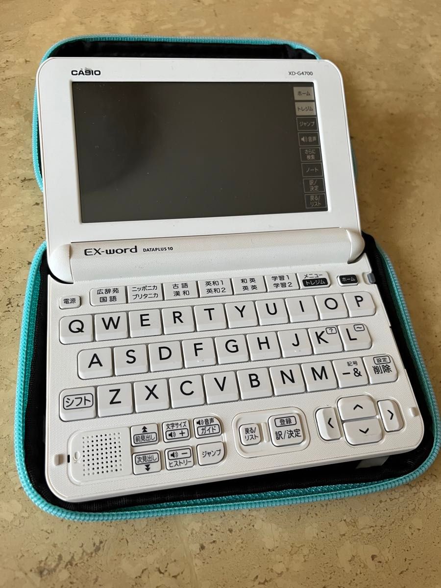 カシオ CASIO EX-word DATAPLUS 10 XD-G4700 ホワイト｜Yahoo!フリマ（旧PayPayフリマ）