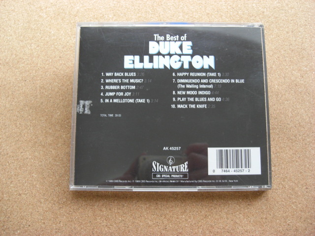 ＊Duke Ellington／The Best Of Duke Ellington （AK45257）（輸入盤）_画像3