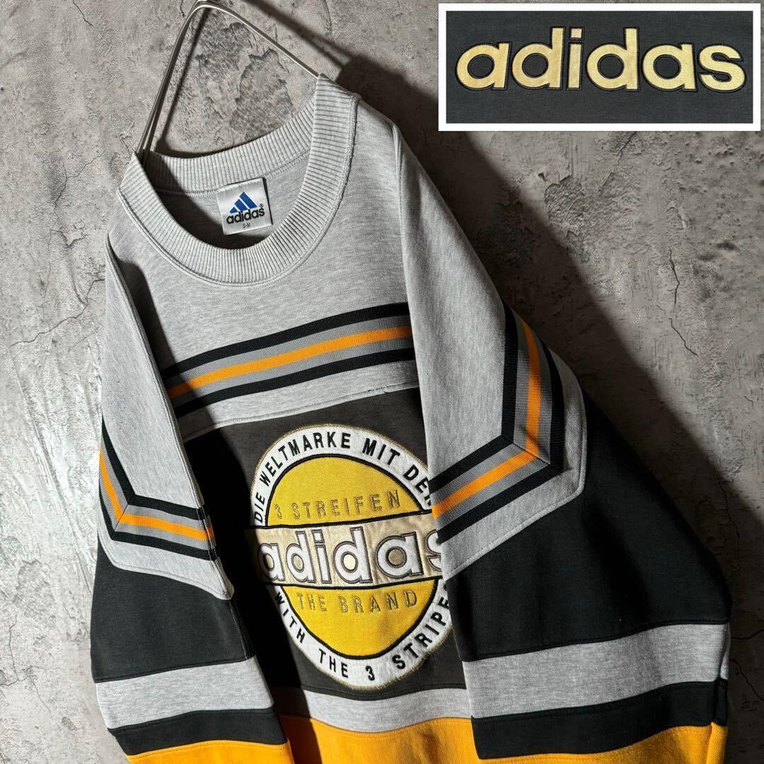 90s アディダス adidas スウェット トレーナー デサント製 90s アディダス adidas スウェット トレーナー デサント製