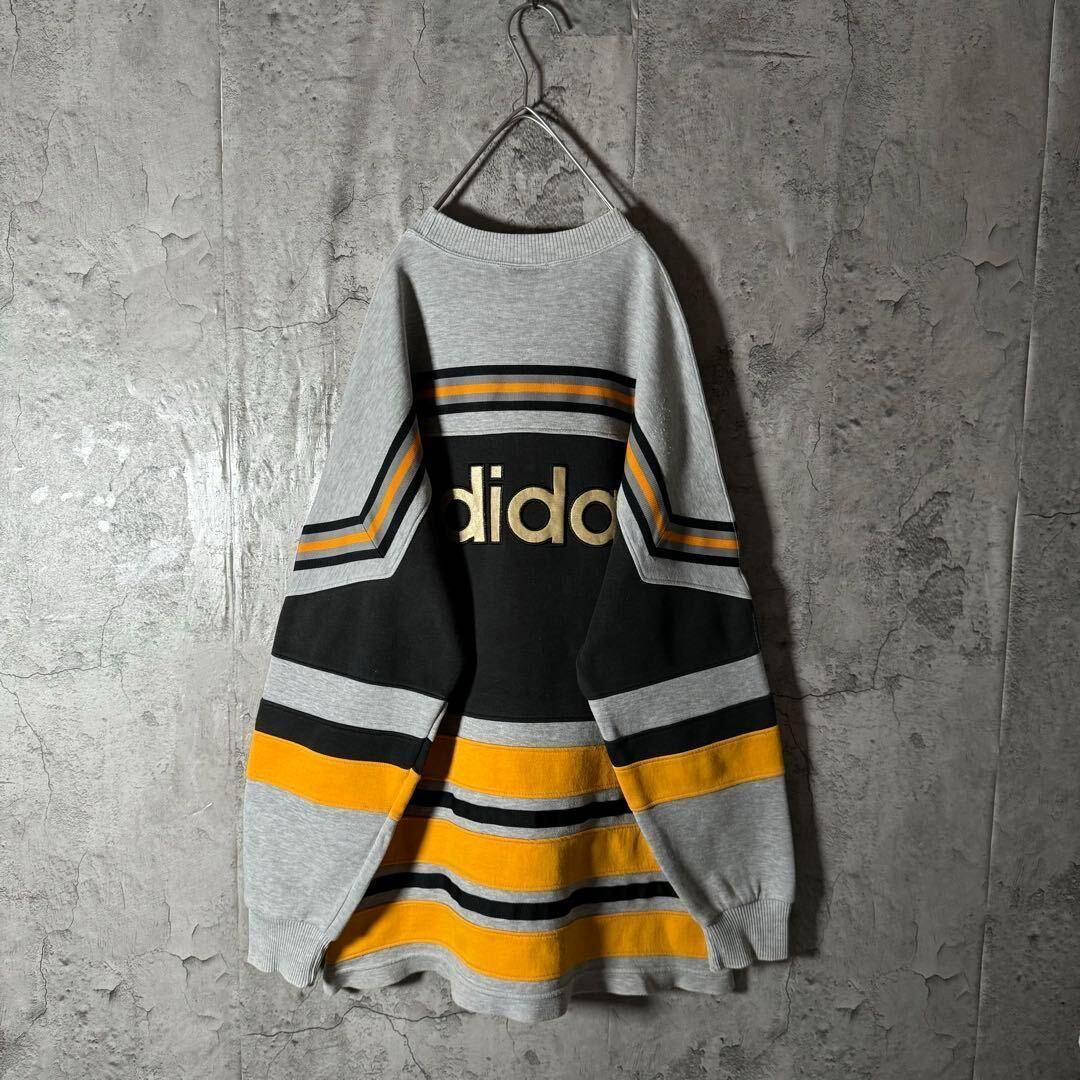 90s アディダス adidas スウェット トレーナー デサント製 90s アディダス adidas スウェット トレーナー デサント製