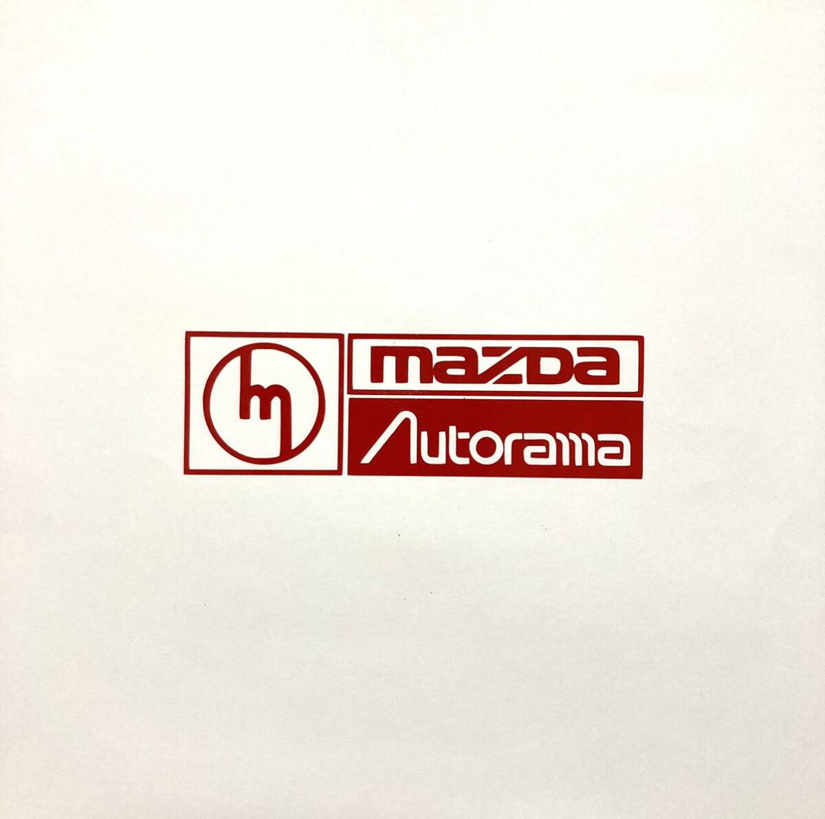  авто лама стикер MAZDA AUTORAMA Mazda Telstar Laser Festiva Demio Frida Japanese Ford старый машина высокая скорость иметь свинец 