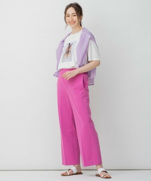自由区 洗える モクロディー ジャージー パンツ 後ろウエスト 自由区 洗える モクロディー ジャージー パンツ 後ろウエスト