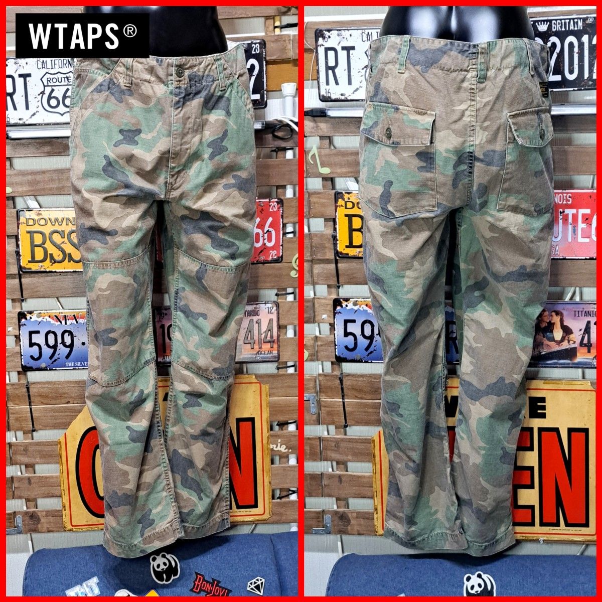 大きなサイズ WTAPS ダブルタップス カモフラ トラウザーパンツ 大きなサイズ WTAPS ダブルタップス カモフラ トラウザーパンツ