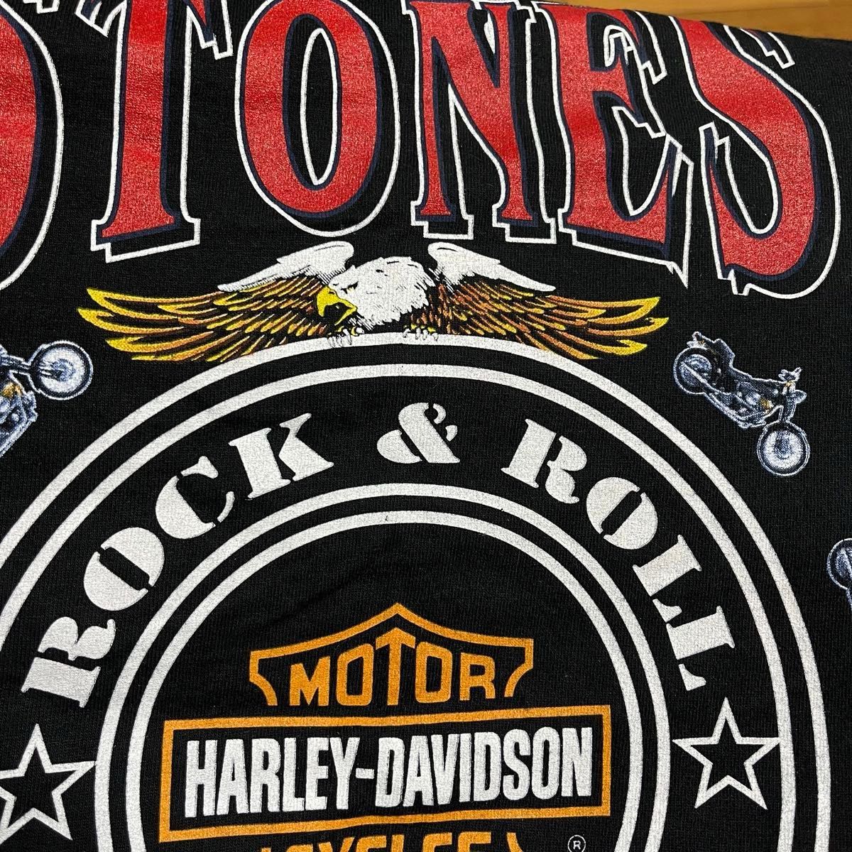 ローリングストーンズ 1994 Harley-Davidson ロングスリーブt XL ローリングストーンズ 1994 Harley-Davidson ロングスリーブt XL