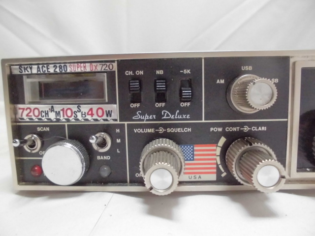 CB無線機　USA製　　SKYACE280 SUPERDX720_画像5