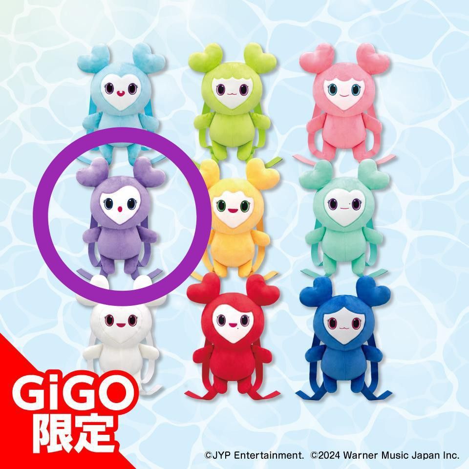 GIGO限定 TWICE トゥワイス ぬいぐるみリュック サナ サブリー GIGO限定 TWICE トゥワイス ぬいぐるみリュック サナ サブリー