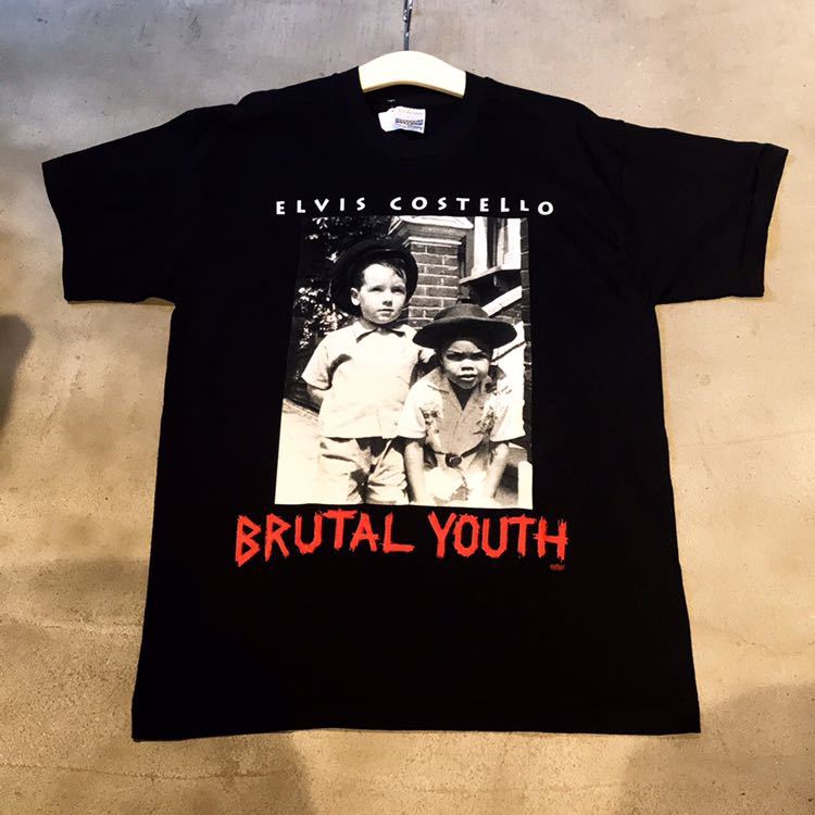 90s 90年代 ELVIS COSTELLO エルヴィスコステロ BRUTAL YOUTH サイズL