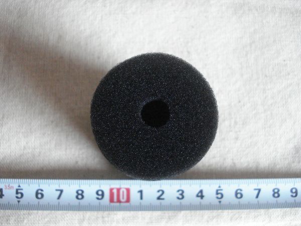  for exchange sponge filter S size 3 piece set length approximately 6cm width approximately 4.8cm hole diameter approximately 1cm outside fixed form have filtration equipment Bulk goods filter preliminary 