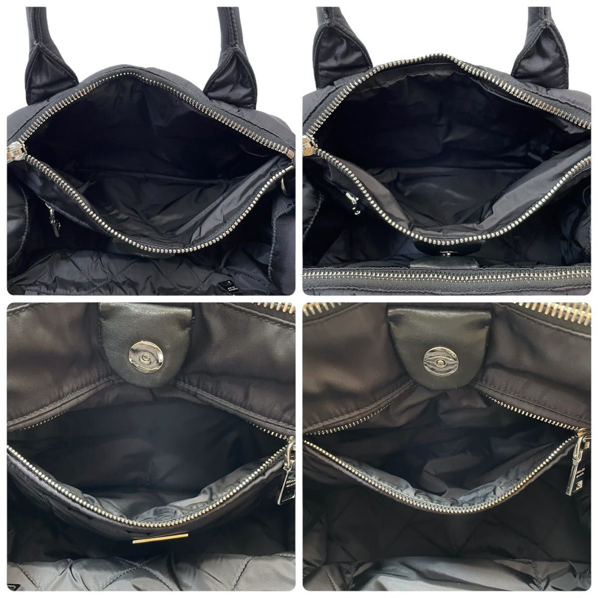 極美品 プラダ テスート レザー ボンバー ハンド ショルダー 極美品 プラダ テスート レザー ボンバー ハンド ショルダー