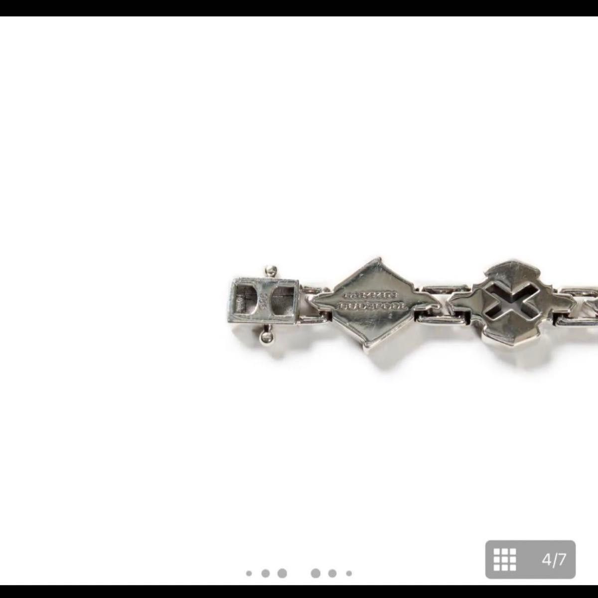 GAKKIN × BUDSPOOL 花罰家紋 Bracelet ブレスレット SILVER 925 GAKKIN × BUDSPOOL 花罰家紋 Bracelet ブレスレット SILVER 925