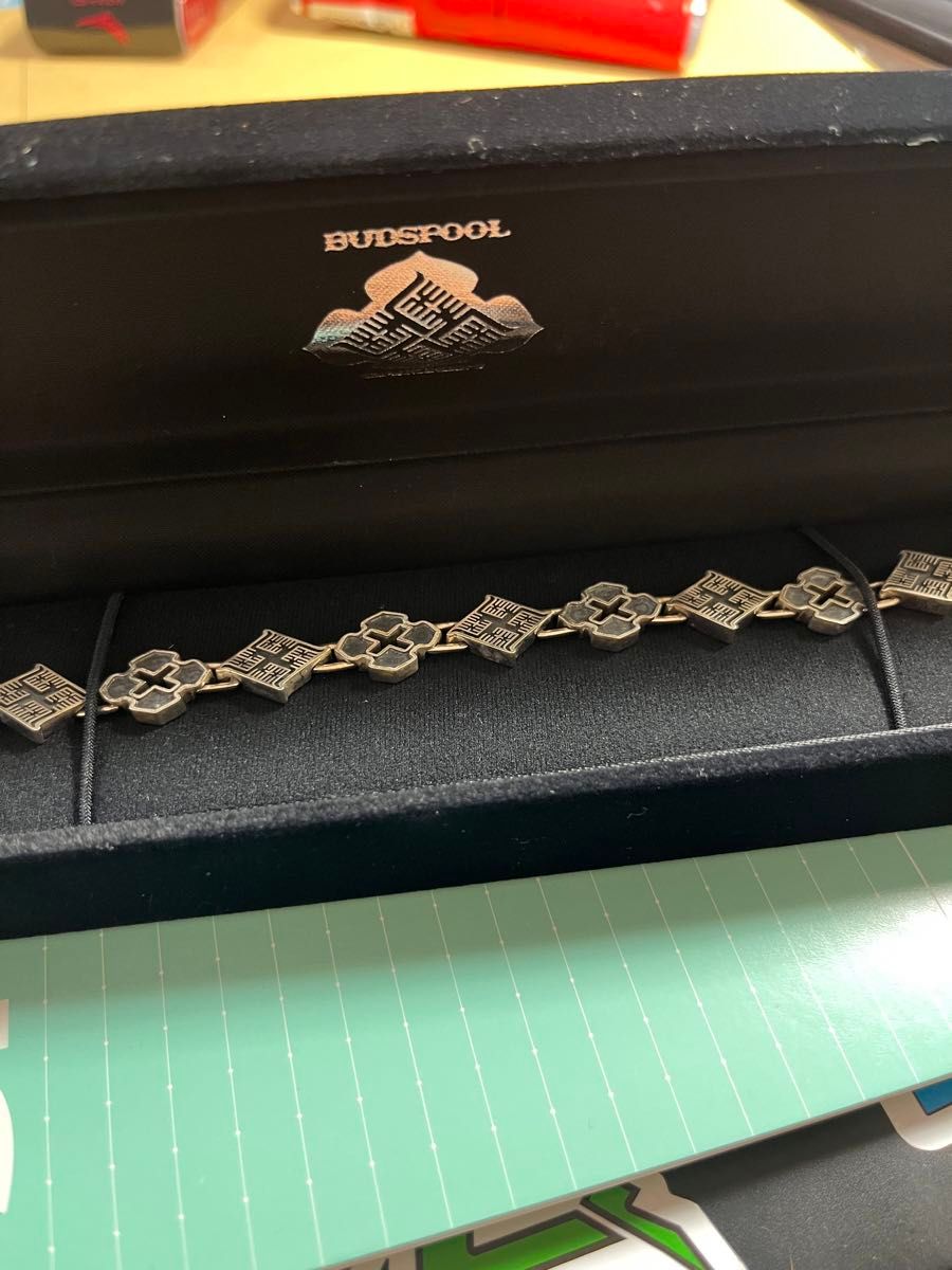 GAKKIN × BUDSPOOL 花罰家紋 Bracelet ブレスレット SILVER 925 ブレスレット GAKKIN × BUDSPOOL 花罰家紋 Bracelet ブレスレット SILVER 925 ブレスレット