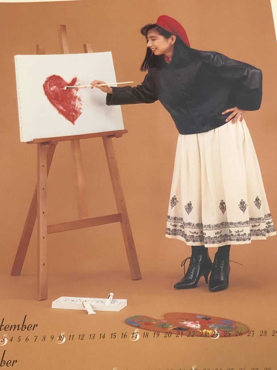 即決　岡村孝子　カレンダー T's Shining Hearts in Season'89　7枚_画像6