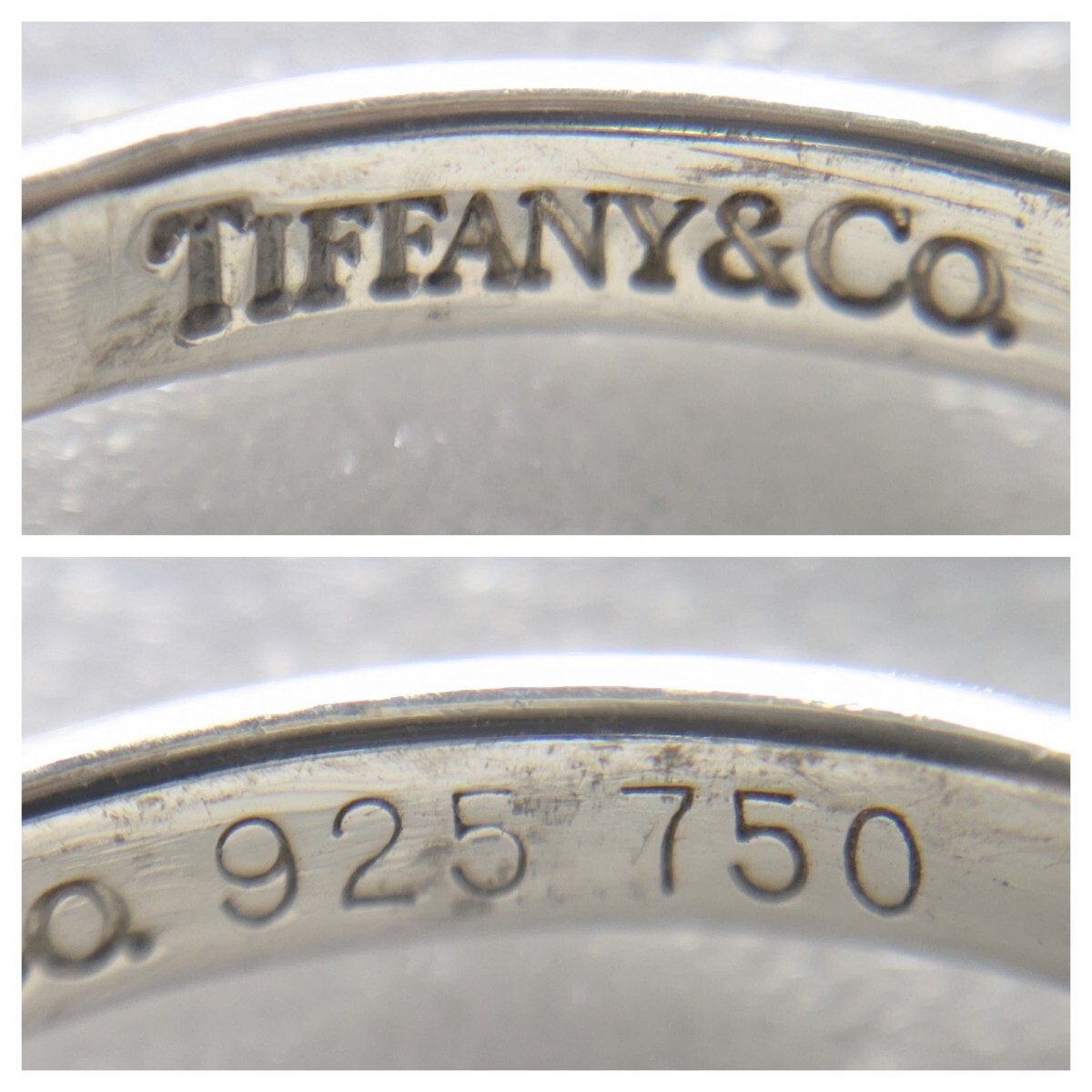 ⑥【TIFFANY&Co 】ティファニー フック&アイ ラブノット コンビ ⑥【TIFFANY&Co 】ティファニー フック&アイ ラブノット コンビ