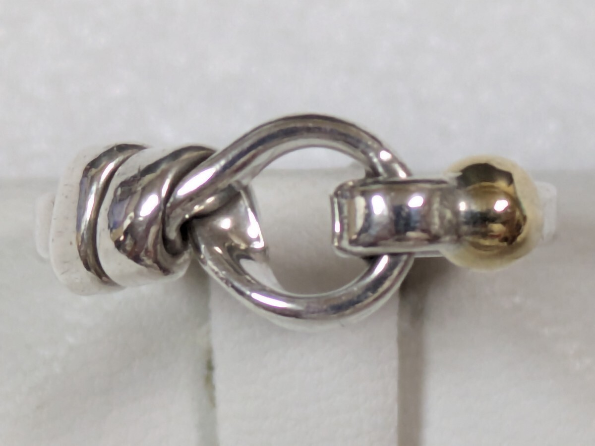 ⑥【TIFFANY&Co 】ティファニー フック&アイ ラブノット コンビ ⑥【TIFFANY&Co 】ティファニー フック&アイ ラブノット コンビ