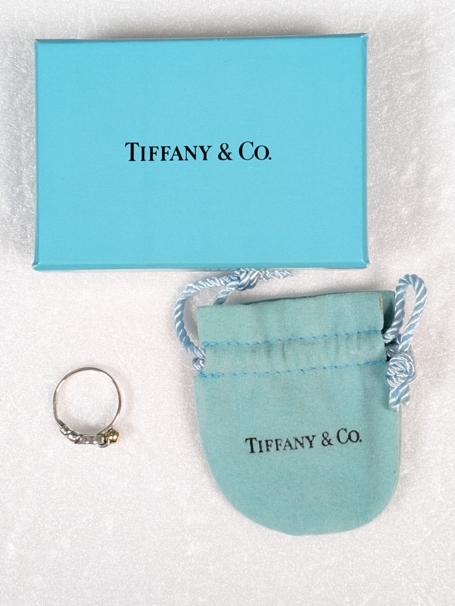 ⑥【TIFFANY&Co 】ティファニー フック&アイ ラブノット コンビ ⑥【TIFFANY&Co 】ティファニー フック&アイ ラブノット コンビ